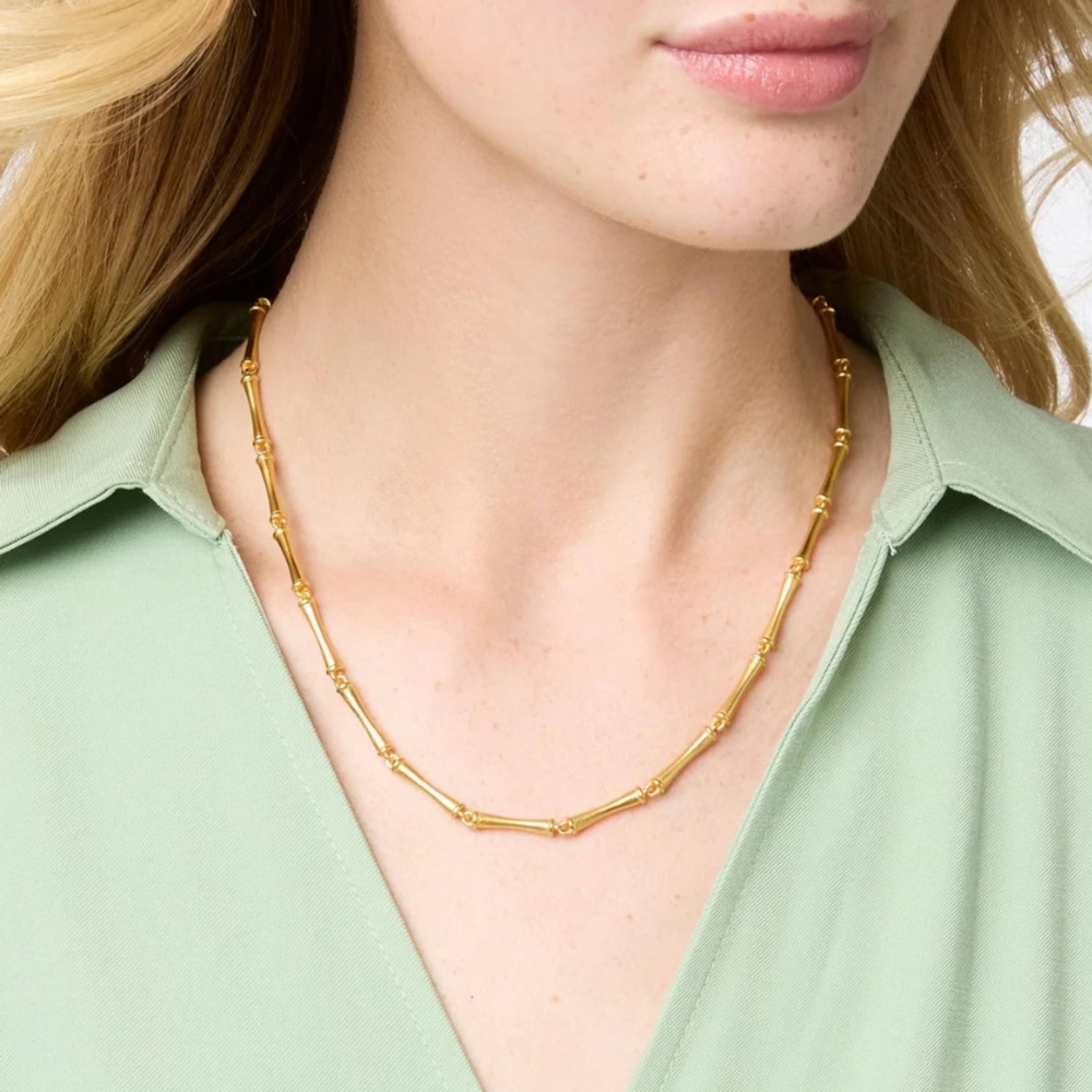 NWT!! Julie Vos Bamboo Necklace